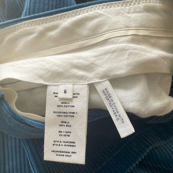 Helmut Lang blue corduroy trouser size 6 - Picture 11 of 17